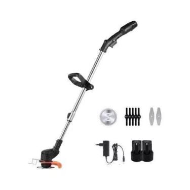 Imagem de Aparador Grama Mato Roçadeira 12V Baterias Recarregáveis Cor - It Blue