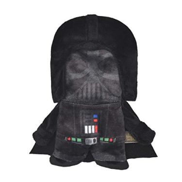 Imagem de Star Wars Brinquedo de pelúcia para cães Darth Vader Flattie para animais de estimação | Brinquedos macios Star Wars para cães, grande - 23 cm