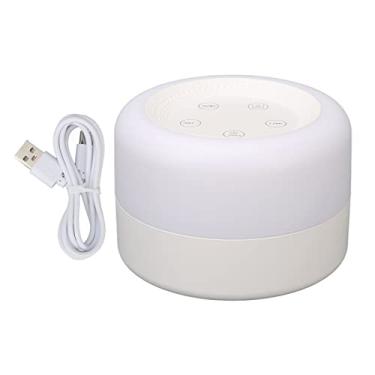 Imagem de Máquina de ruído branco de Vomeko para dormir, máquina de som recarregável USB com 7 coloras de bateria de 2000mAh, dispositivo de cancelamento de ruído portátil para bebê,