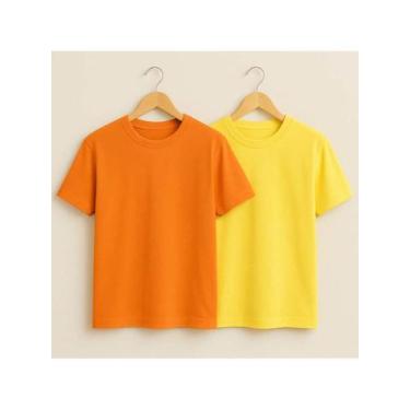 Imagem de Kit 2 Camisetas Básicas Streetwear Camisa T-Shirt Masculina Slim  Algo