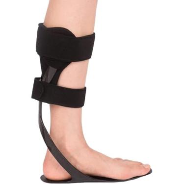 Imagem de Órtese De Tornozelo E Pé Fibra De Carbono Afo Foot Drop Brace Para Foot Drop Stroke Hemiplegia Cva Ms Marcha Assist Suporte Brace, Right, M