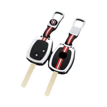 Imagem de Honda Accord Civic CRV Pilot Key Case Capa De Metal Chaveiro Protetor 