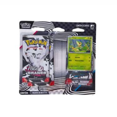 Imagem de Pokémon TCG Quadruplo Snivy Fogo Branco e Raio Negro Copag