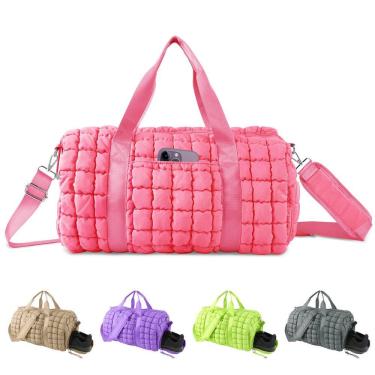 Imagem de Mochila XSUIOY acolchoada Travel Gym para mulheres rosa
