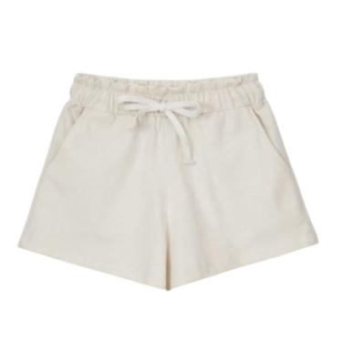 Imagem de Shorts Infantil Menina Clochard Amarelo Malha - Hering