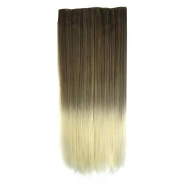Imagem de Aplique Tic Tac de Cabelo Orgânico 70cm 150g – Textura Natural Similar ao Cabelo Humano (12T88_LISO)