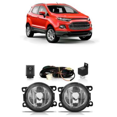 Imagem de Farol Milha Auxiliar Ecosport 2013 2014 2015 2016 2017 Completo Lente 