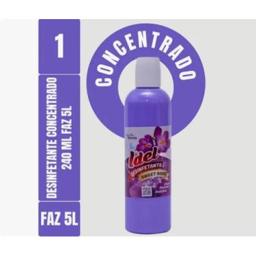 Imagem de Desinfetante Concentrado Idel 240ml - Perfumado - Sweet Roxo