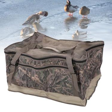 Imagem de Bolsa Chamariz de Pato Com Tampa Com Zíper 12 Slots 600D Oxford Tecido EVA Bolsa de Caça de Pato para Exterior para Ganso Peru Aves Aquáticas Peso Leve para Transporte de