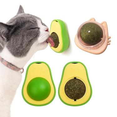 Imagem de Brinquedo Abacate Catnip Gatos  Relaxa e Diverte - MIMOS PET