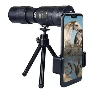 Imagem de Telescópio Monocular Portátil 10-30x40mm Super Zoom com Tripé e Suporte de Celular | BAK4, FMC, Visão Noturna Baixa Luz, Ideal para Observação de Aves, Caça e Esportes ao Ar Livre