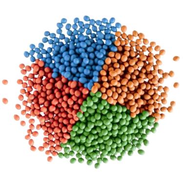 Imagem de Mix com 200 Sementes Peletizadas Alface Crespa, Mimosa e Americana