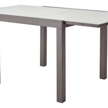 Imagem de Mesa Retangular Extensivel Jardim 90-160Cm Aluminio - Marrom - Nateria