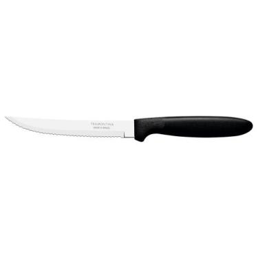 Imagem de Kit 12 Faca Churrasco Tramontina Ipanema Inox Preto 5"