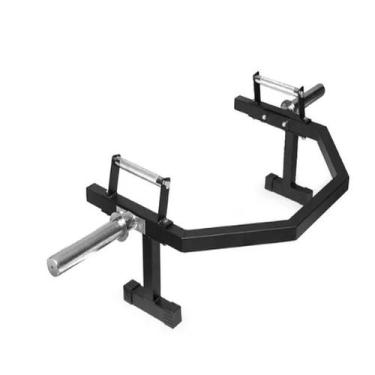 Imagem de Barra Hexagonal aberta com Ponteira Olímpica Cromada - Line Fitness