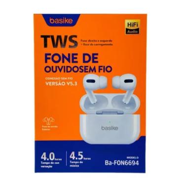 Imagem de Fone Basike Tws, Bluetooth, Estéreo Alta Definição