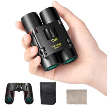 Imagem de Binóculos POLDR 12X30 compactos com ocular grande 170g