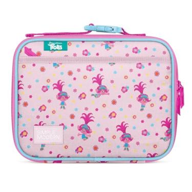 Imagem de Simple Modern Lancheira infantil Trolls para escola | Lancheira isolada reutilizável para crianças, meninas e meninos | Recipientes de refeição com bolsos externos e internos | Coleção Hadley | Trolls