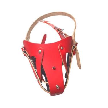 Imagem de Focinheira Couro Gladiador Sortido Nº 4 - Tati Coleiras