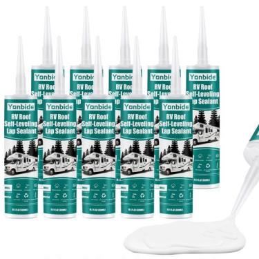 Imagem de Selante de telhado Felizshop Silicone Caulk para telhados de RV (pacot
