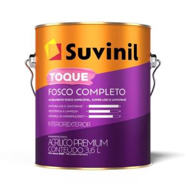 Imagem de Tinta Acrilica Toque Fosco Completo 3,6 lts Suvinil Branco