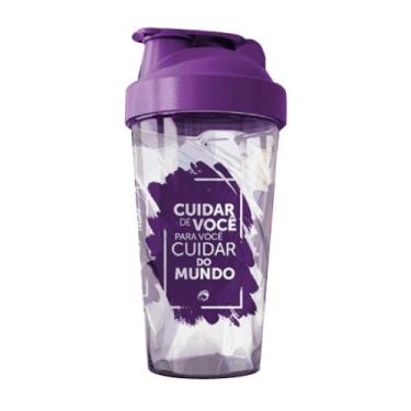 Imagem de Coqueteleira Sanavita Tampa Roxa 500ml