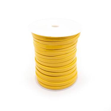 Imagem de Fio Courinho Achatado Amarelo 7x2mm 3m 30g - Macall