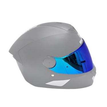 Imagem de Viseira Capacete Shark Skwal Spartan Revo Azul - Visor 1, REVO AZUL