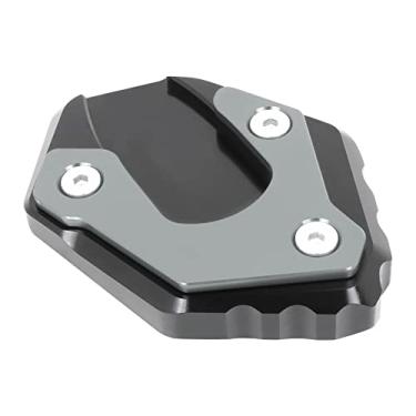 Imagem de Almofada de suporte de motocicleta ampliador de extensão lateral de substituição para Yamaha FJR1300 FJR 1300 2001-2019 Extensor de pedal de placa de suporte de pé (titânio)
