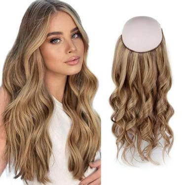 Imagem de Extensões de cabelo de arame Sassina Real Human Hair 40cm 80g