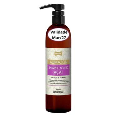 Imagem de Shampoo Aumazon Açai Neutro Perigot 500ml Banho Tosa para Pet Cães Gat