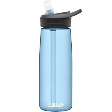 Imagem de CamelBak Eddy+ Garrafa de água com renovação Tritan – topo de canudo, 946 ml , True Blue