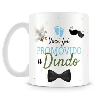 Imagem de Caneca Promovido a Dindo (Com Foto)