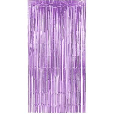 Imagem de Artigo para Decoracao Cortina Metaliz. Lilas 1X2M - Make