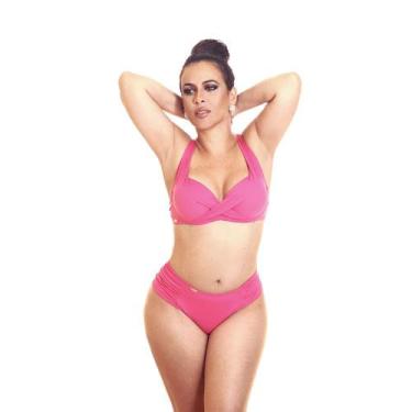Imagem de Biquíni Plus Size Meia Taça Com Calcinha Borboleta Praia - Estigma, Pi