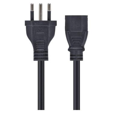 Imagem de Cabo De Forca Tripolar Para Fonte 3x0,50 Mm 250v 10a - 50 Cm