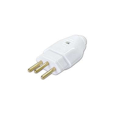 Imagem de Plugue 180º 2P+T 20A - Blux Branco