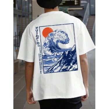 Imagem de Camisetas Oversized Masculina Estilo Japones Estampada Y2k - crushed, 