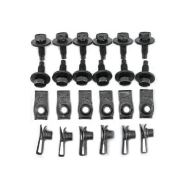 Imagem de Scott Drake Kit de ferragens Top Fender (24 peças), compatível com Ford Mustang 1964-1968, modelo 378178-TFM