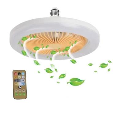 Imagem de Lampada Led Com Ventilador De Teto Inteligente  - Smart Fan