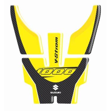 Imagem de Adesivo Protetor Frontal Resinado Compatível com Vstrom DL1000 - Cromo