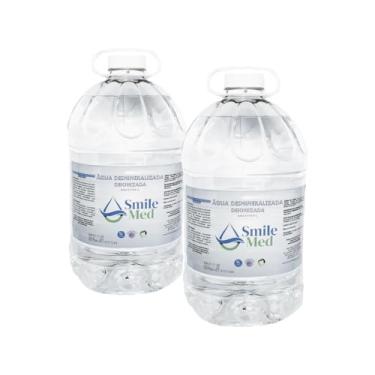 Imagem de Água Desmineralizada Deionizada, para Autoclave, CPAP, Radiador, Bateria de Carro, 2 Galões De 5 Litros
