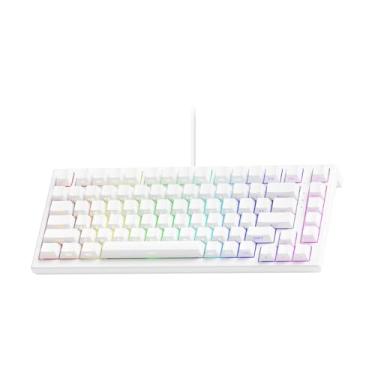 Imagem de Teclado Magnético Gamer Akko TAC75 HE Branco 75% 8K Switch Akko AstroAim Linear AKKO01-00015-WH