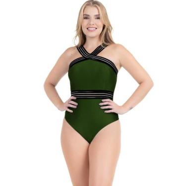 Imagem de Body Elástico Praia Detalhe Cintura Maiô Transparência - HYPE MODAS, M