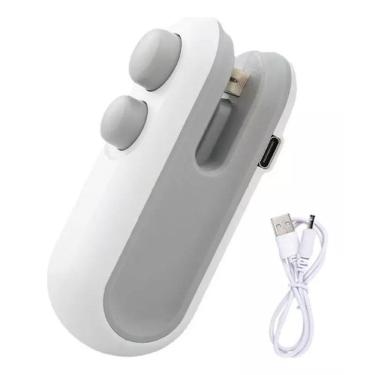 Imagem de Mini Seladora Embalagem Plastico Alimento Portatil