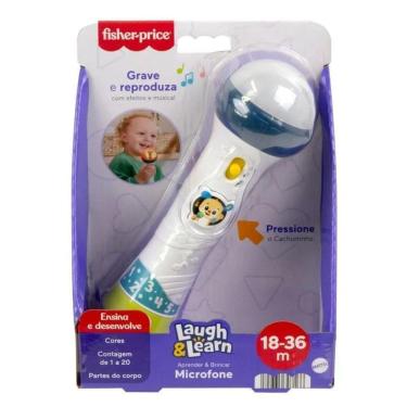 Imagem de Brinquedo Musical Para Bebês Microfone Fisher Price Jfw55