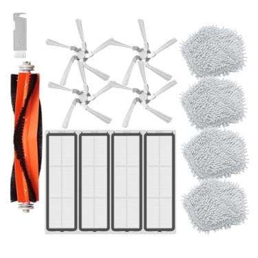 Imagem de Mop Cloth Compatible With XMI Dreame W10 W10 Pro Robotic Vacuum Cleaner Main Side Brush Detachable Mop Rags Stent Hepa Filter Accessories(Set8)