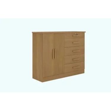 Imagem de Cômoda New Athos 5 Gavetas Com Sapateira D Doro D Doro