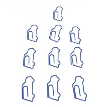 Imagem de Zerodis Coleção de Artesanato Material Escolar de Escritório Classificação de Material de Escritório Clipes Leves para Uso Em e Escola Clipes de Papel para Carro Pasta de Metal Fofa para Documentos