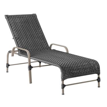 Imagem de Espreguiçadeira Catar Fendi E Corda Náutica Trama Original Preto